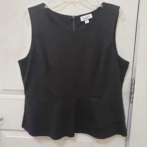 DressBarn cotton peplum top